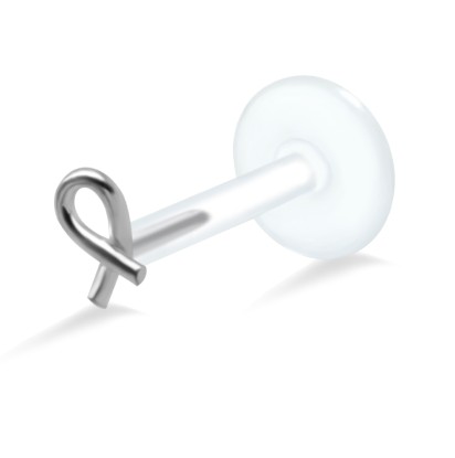 Aids Awareness Shaped labrets Push-in LA-383